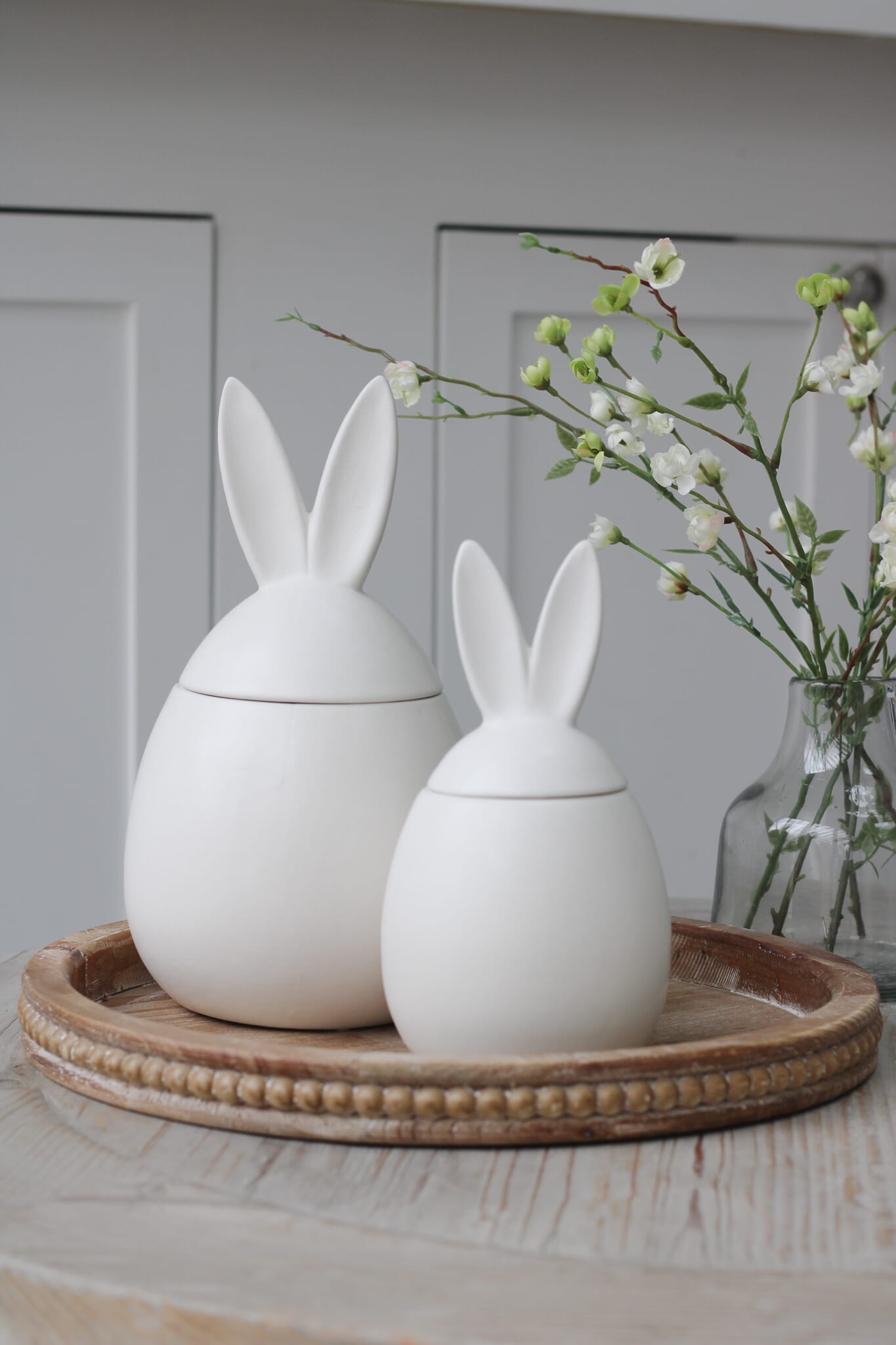 Glass Bunny Jar Set Pretty Little Home