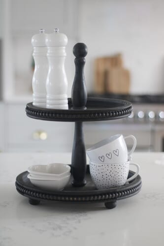 Tea, Sugar & Coffee Storage - Black Heart