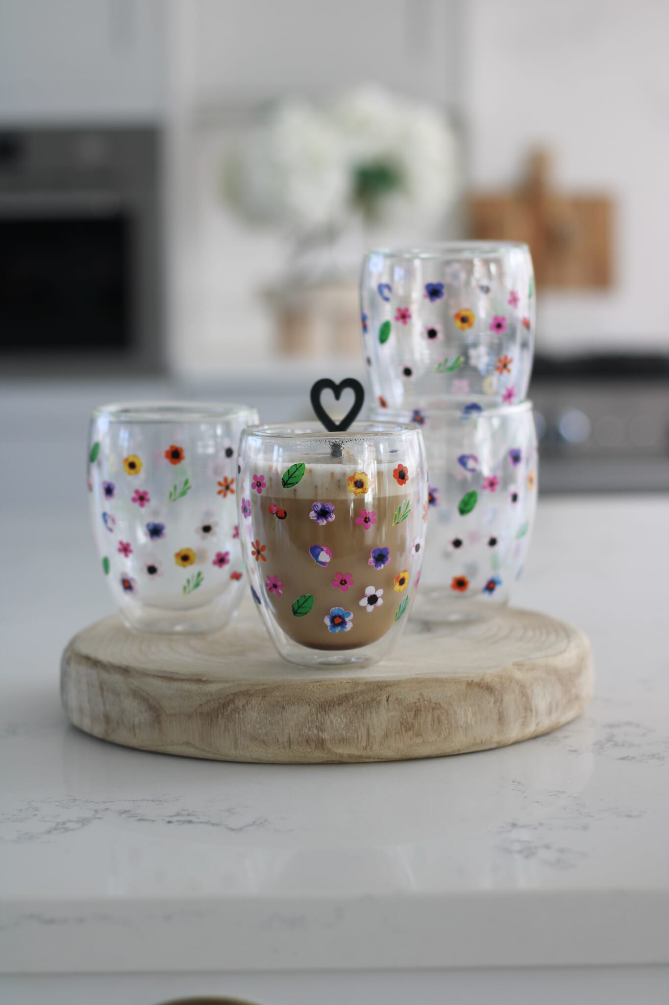 Colourful mug design  How to use Glass & Porcelain paint 