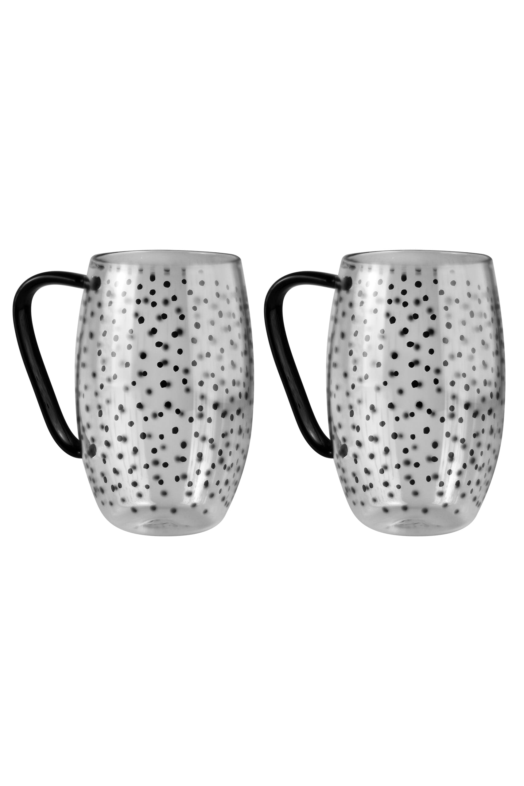 Set Of 2 Black Handled Mugs - Cosmos | Pretty Little Home