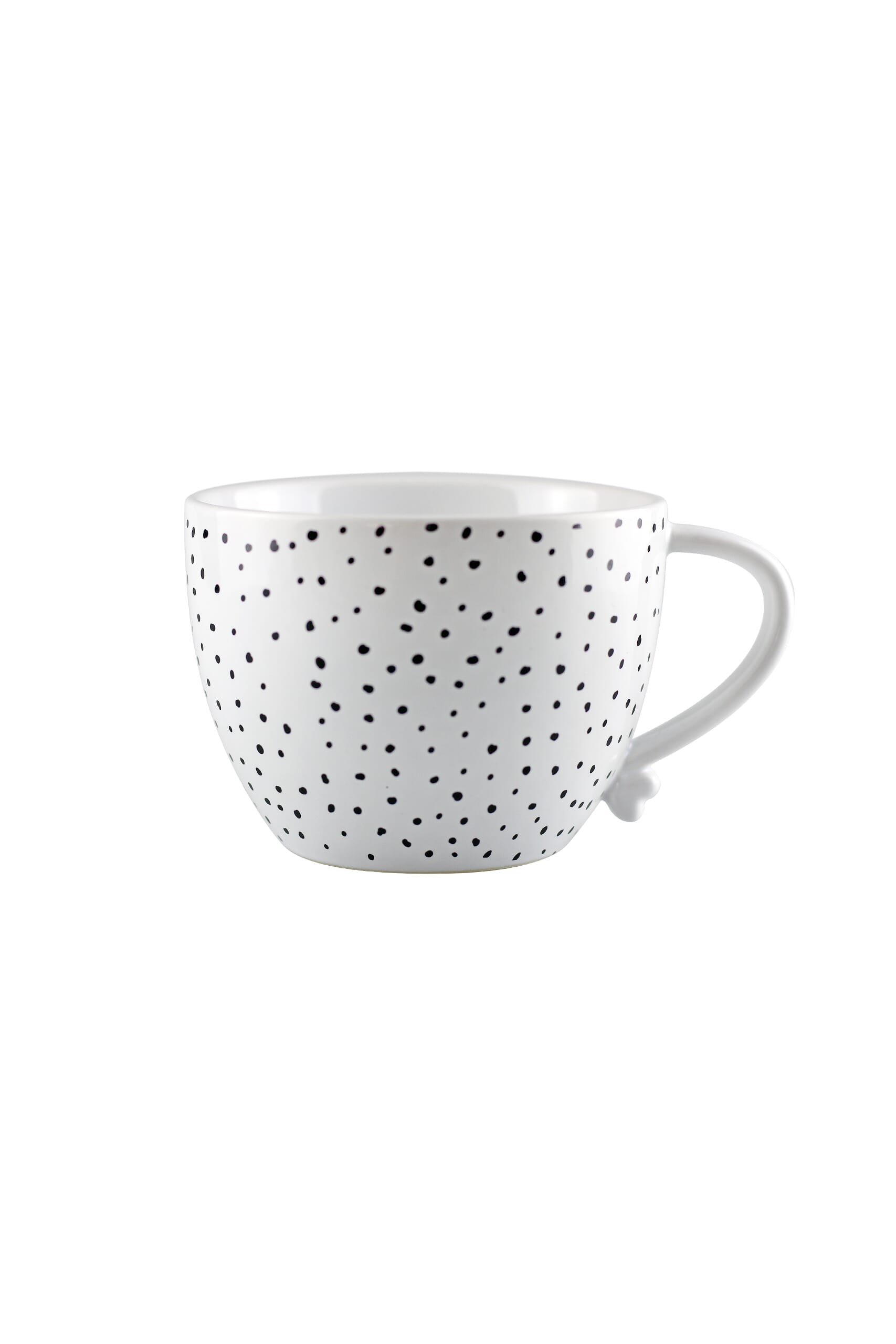 Heart Handled Ceramic Mug - Dots | Pretty Little Home